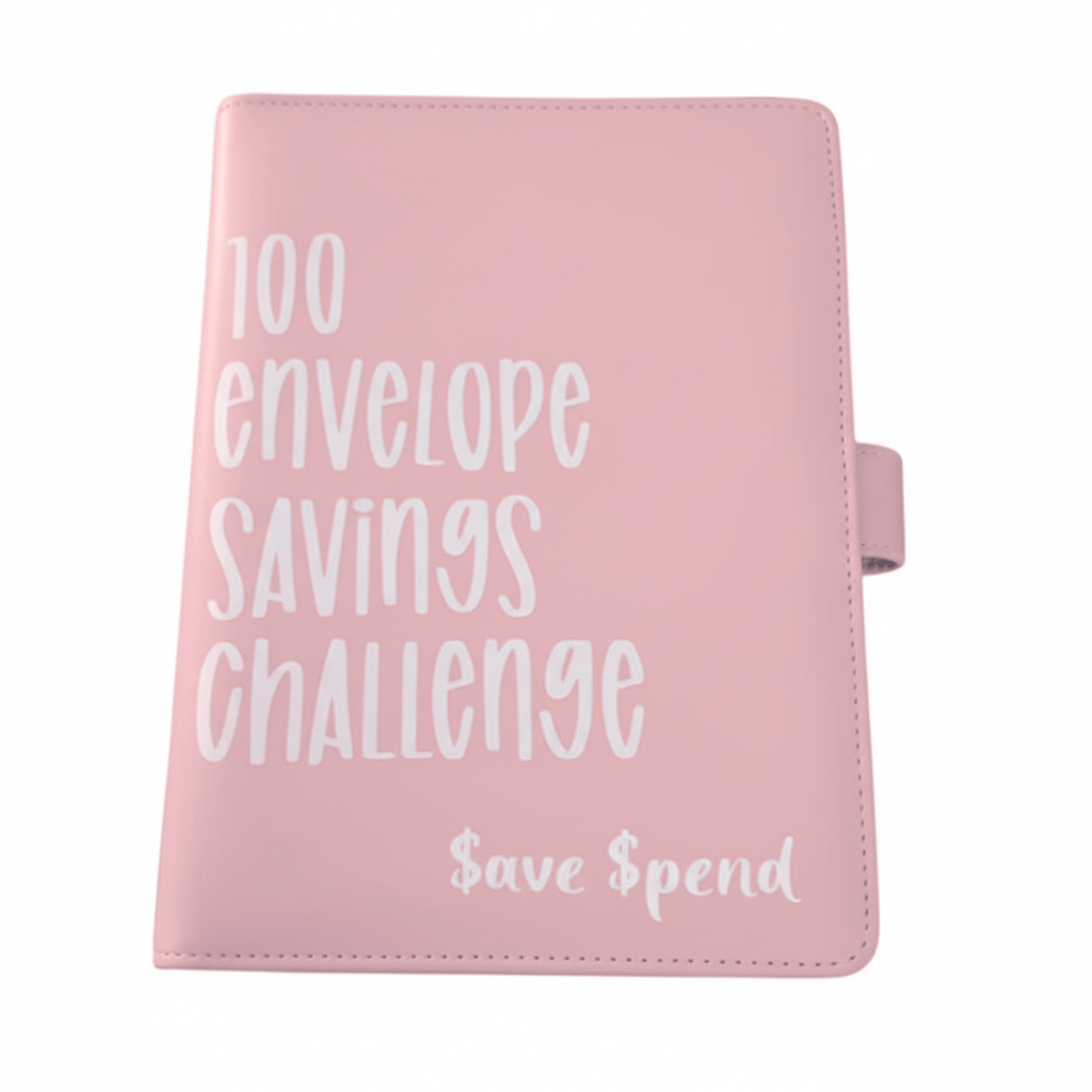BrightNest 100 Výzva obálek Budget Binder pro rodiny Odolný organizér A5