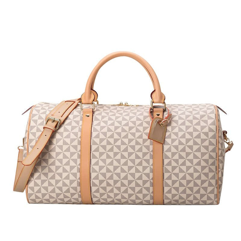 Westman Leather Travel Duffle Bag For Men And Women
