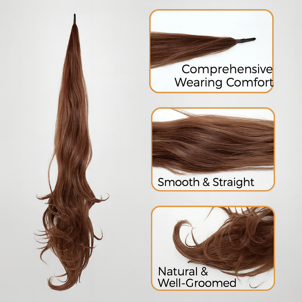 NovaLuxe Ponytail Extension For Natural Look And Modern Glamour