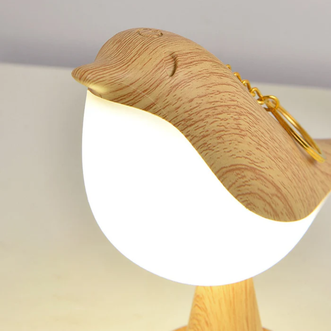 Luz Noturna LED Sem Fios AeroNest Bird com Brilho Aconchegante