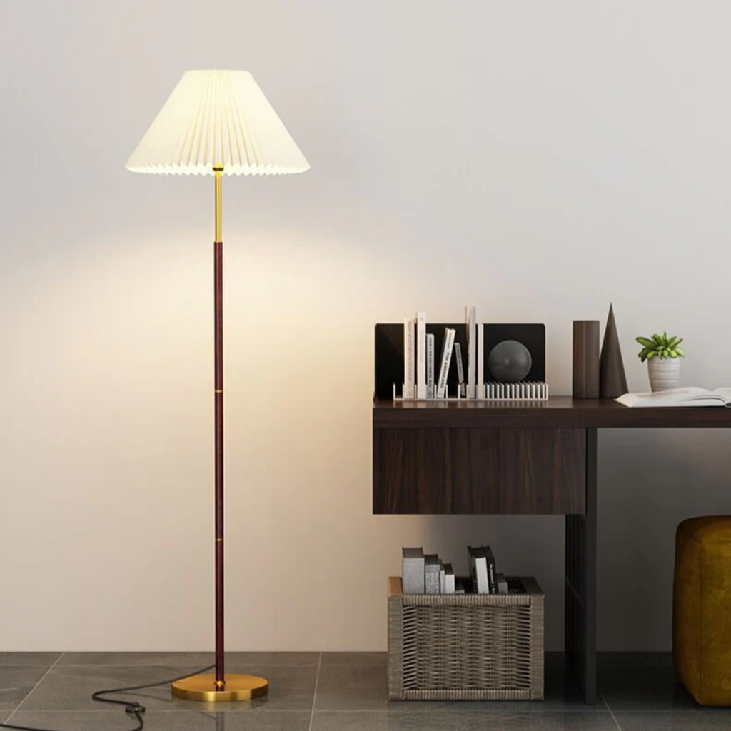 LumaVero Rice Paper Floor Lamp With Soft Ambient Glow