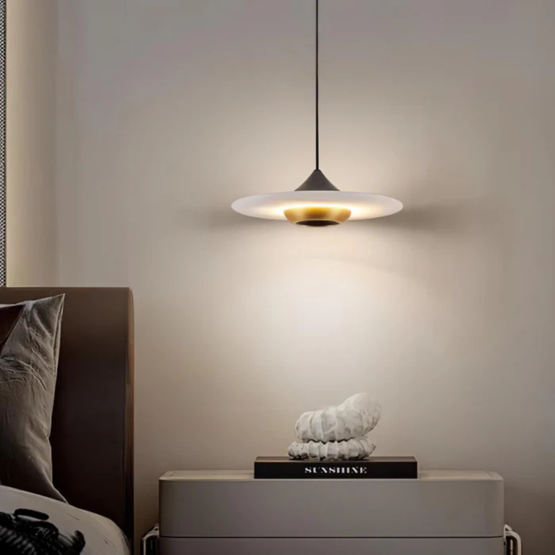 Aureline Marmorierte Deckenpendelleuchte von Nova Living