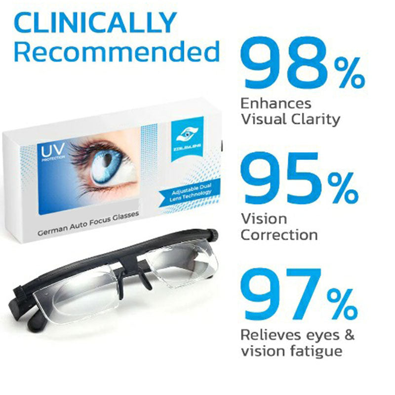German Glasses With Auto Focus For Near And Far Vision Everyday Use