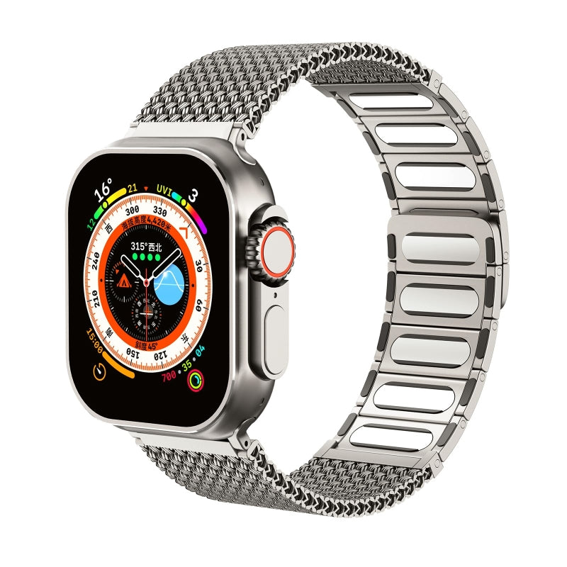 Aurora Braided Magnetic Strap For Smartwatch Stainless Steel Band
