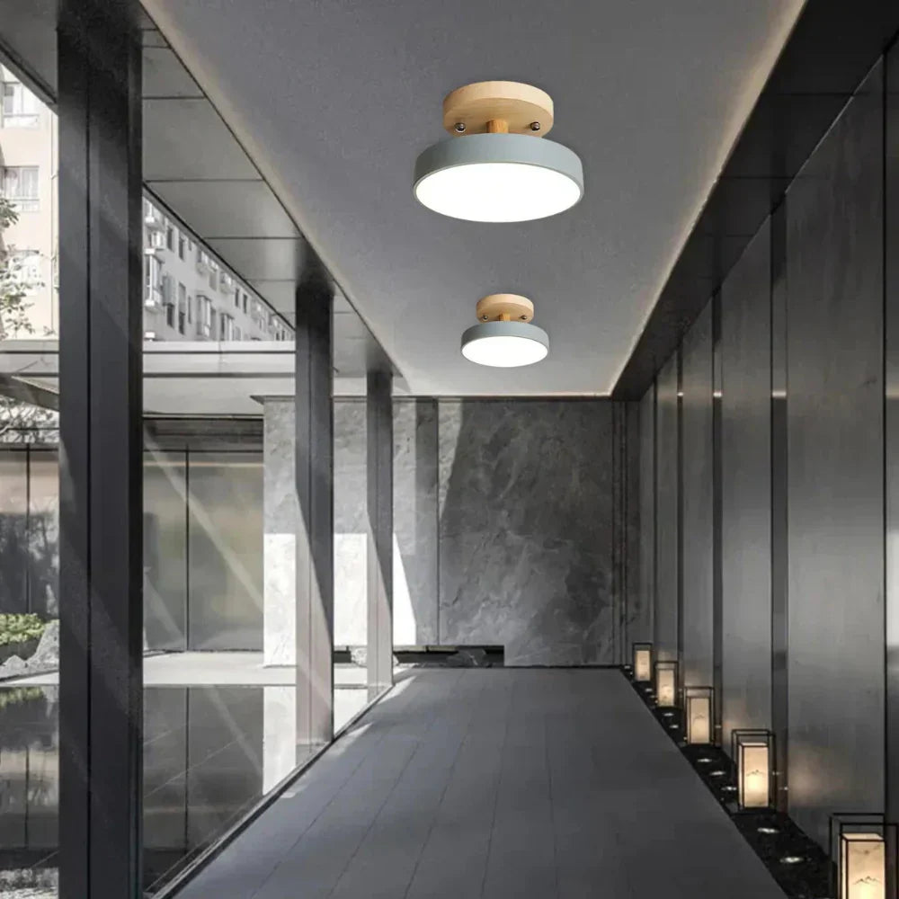 Plafoniera LED Moderna Compatta NovaLux con Luce Calda