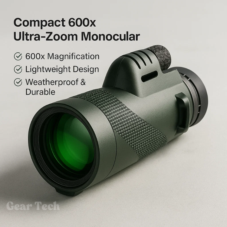 TrailPeak 600X Ultra Zoom Monocular With HD Lens For Outdoor Exploration
