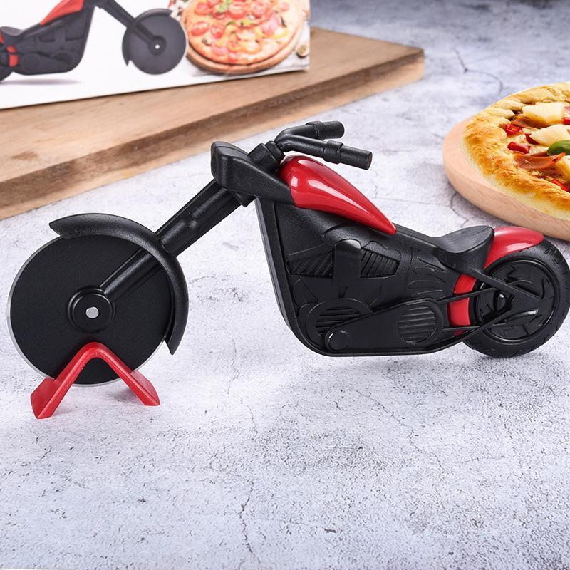 Kolečkový kráječ na pizzu s dvojitými nerezovými koly
