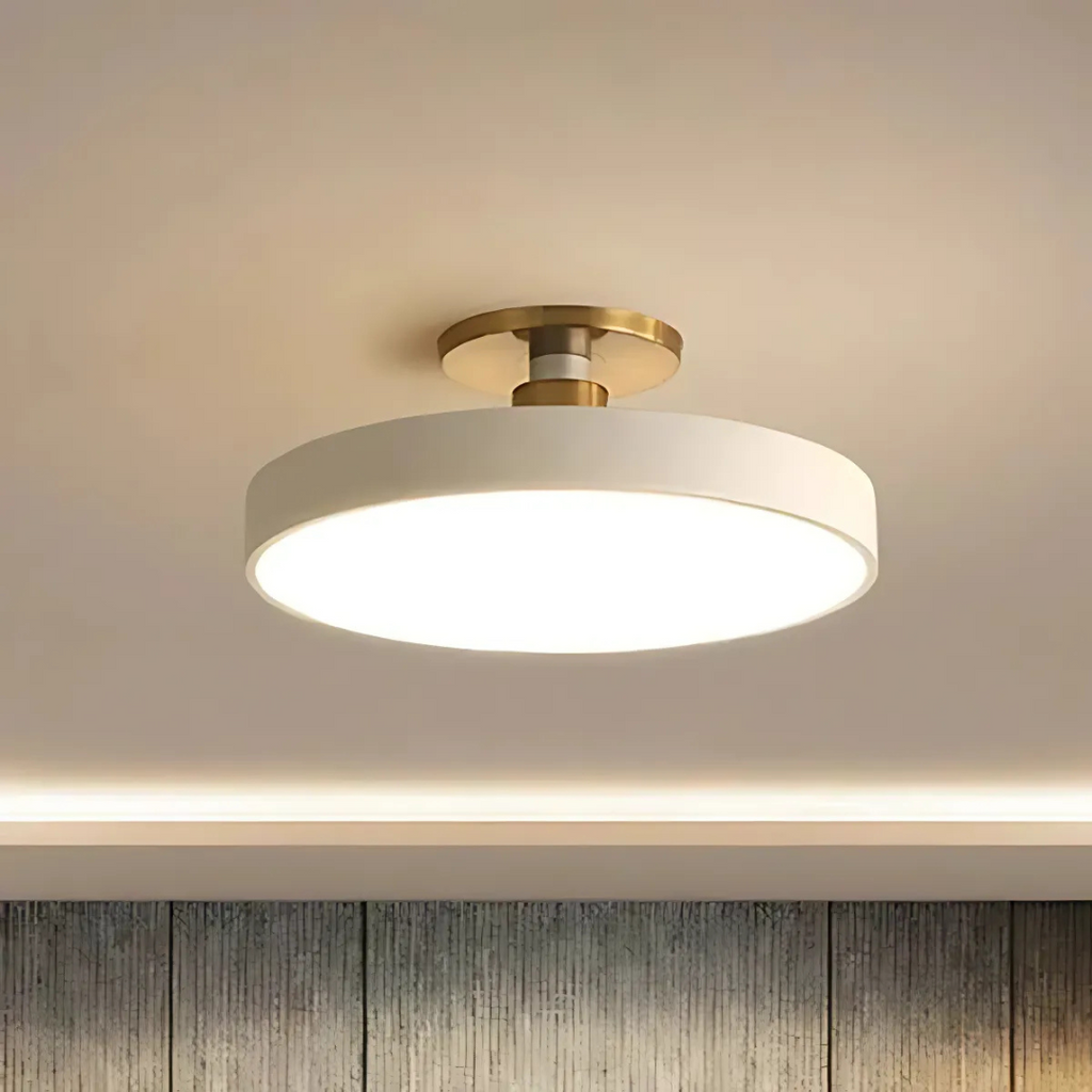 Nordora nordische LED-Deckenleuchte mit warmem Ambientelicht