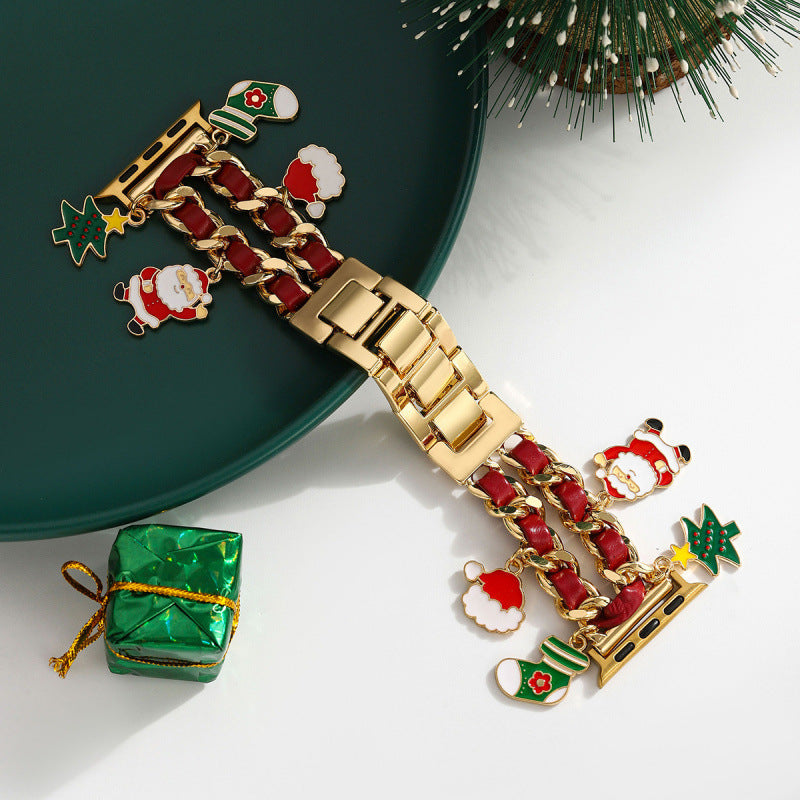Christmas Patterned Aurora Watch Straps for Apple Watch