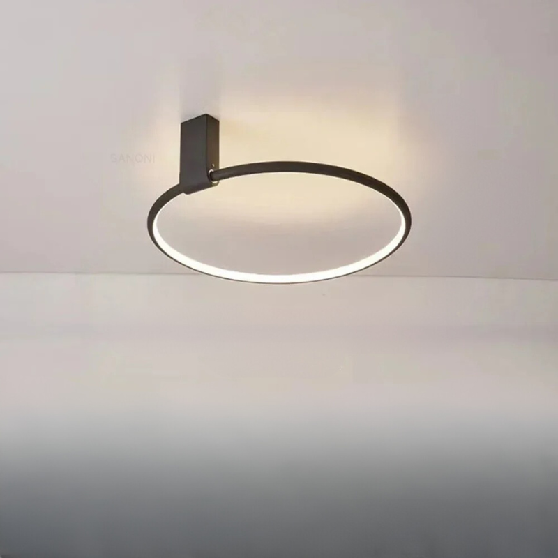 לומההיילו מנורת תקרה LED עגולה 3000K אור לבן חם לסלון ולחדר שינה