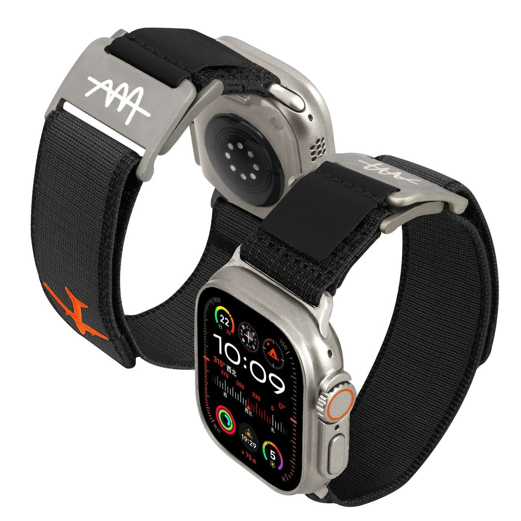 Wild Trail Magnetic Buckle Nylon Watch Band For Apple Watch Replacement