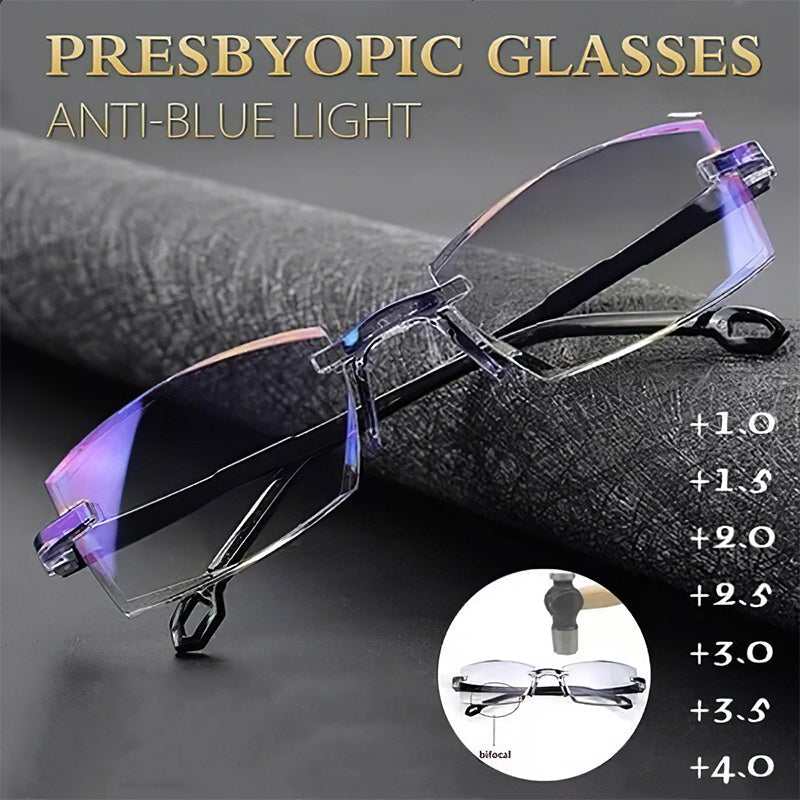 Sapphire Reading Glasses With Dual Focus And Anti Blue Light High Hardness 2024