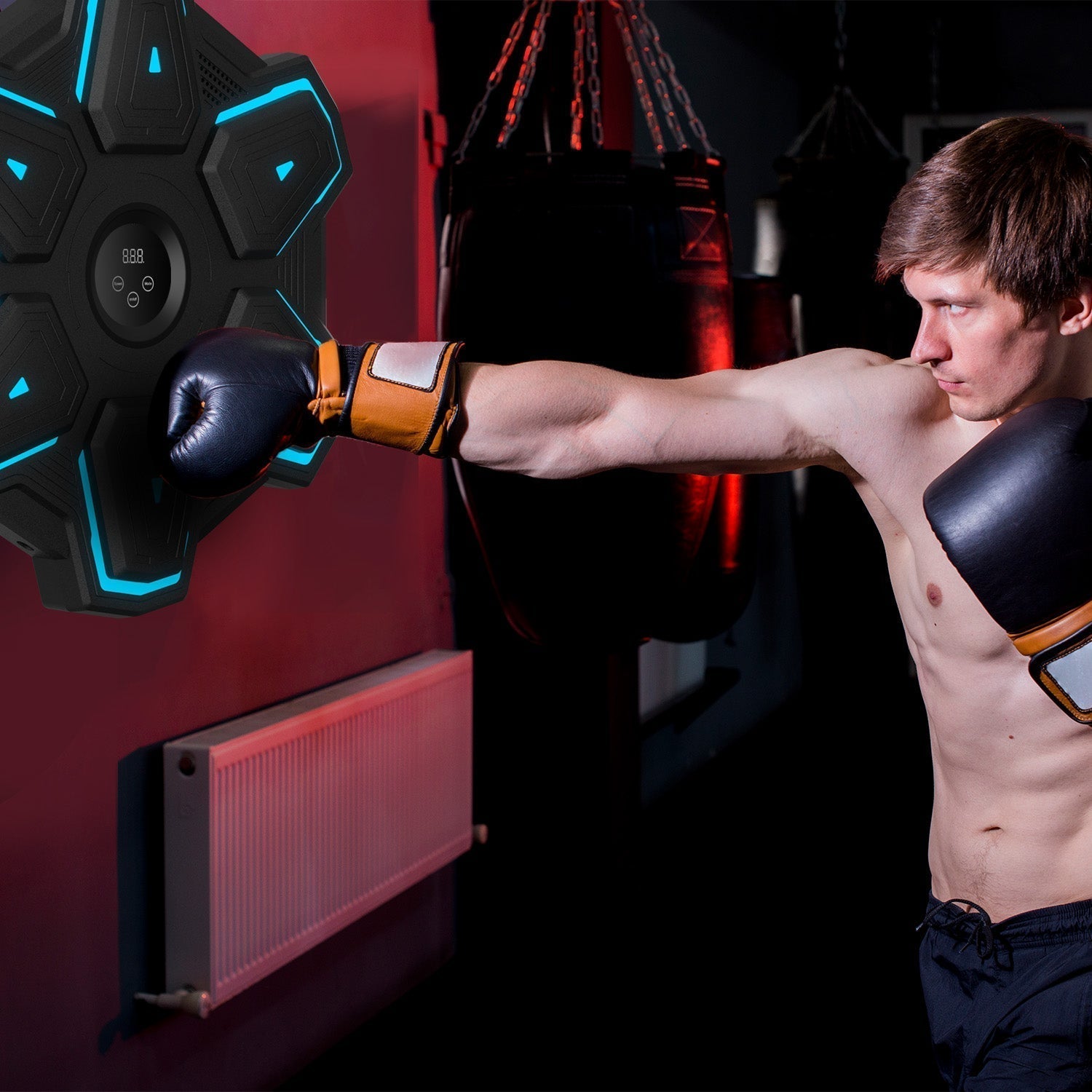Sistema de Boxeo Rítmico para Entrenamiento en Casa con Guantes
