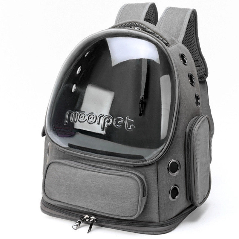 AeroPaw Breathable See-Through Carrier Backpack For Cats And Small Dogs