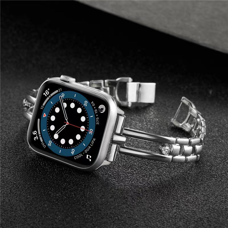 LumaNova Diamond Hollow Rund Ring för Apple Watch