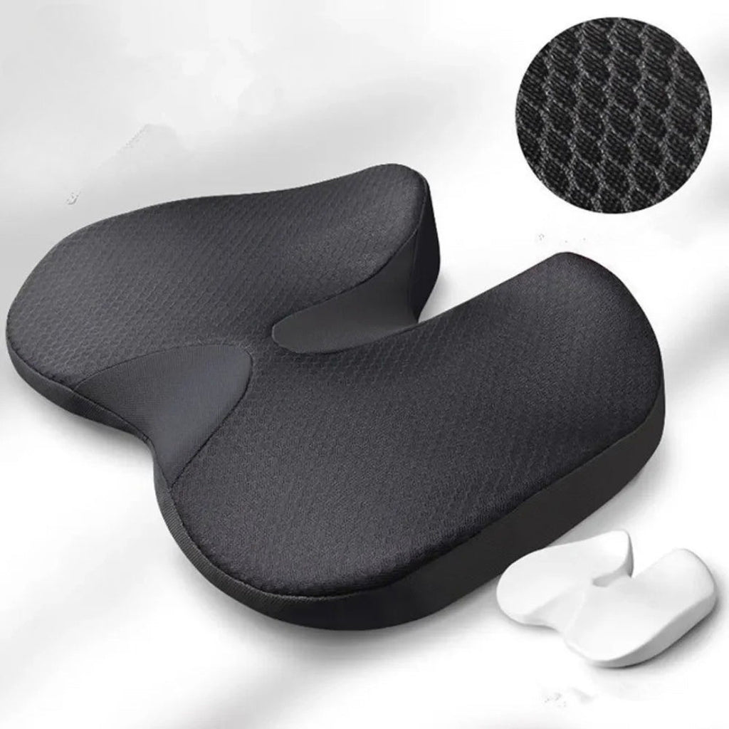 Cushion For Car Seats With Orthopedic Support And Non Slip Base