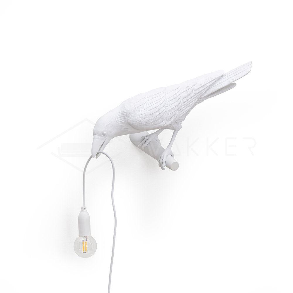 Vogelwandlamp voor woondecoratie met zacht sfeervol accentlicht