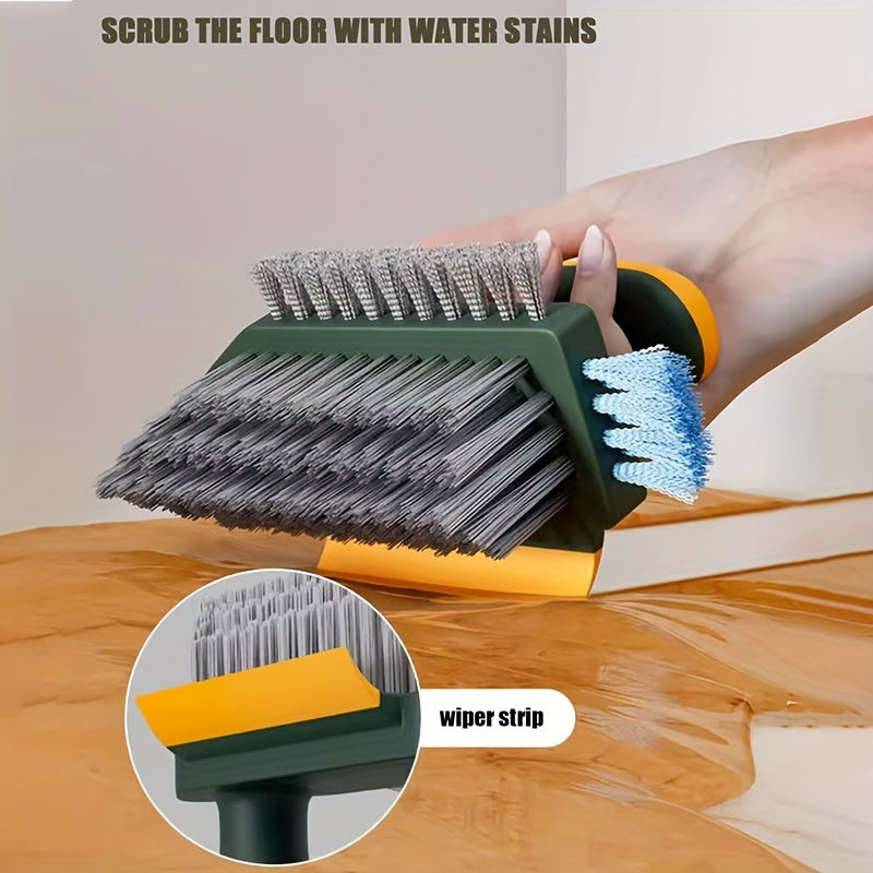 Brosse CleanPro 2-en-1 pour fentes et sols avec plastique durable, design portable