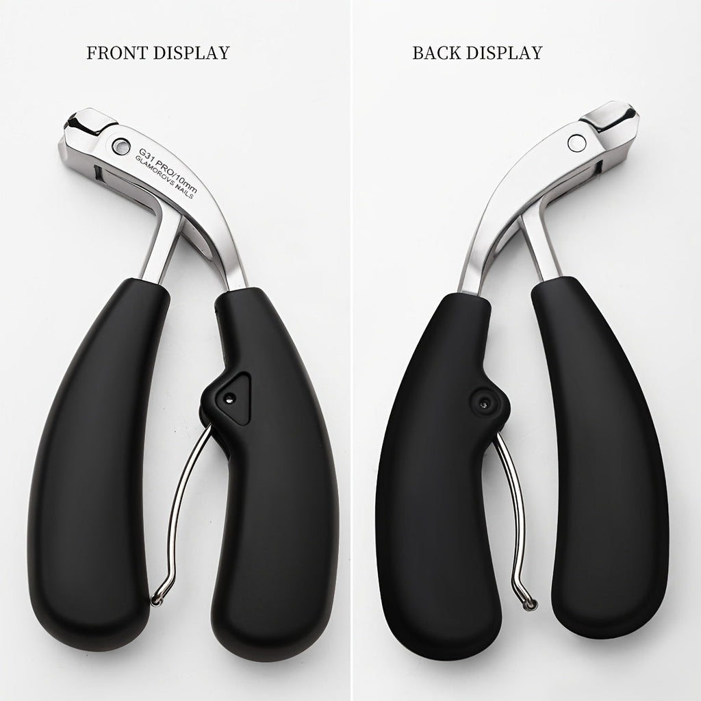 Cortaúñas Cutique G31 con mango largo ergonómico de acero inoxidable