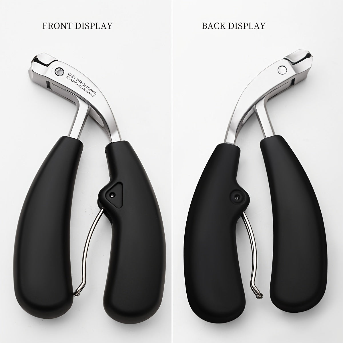 Cortaúñas Cutique G31 con mango largo ergonómico de acero inoxidable