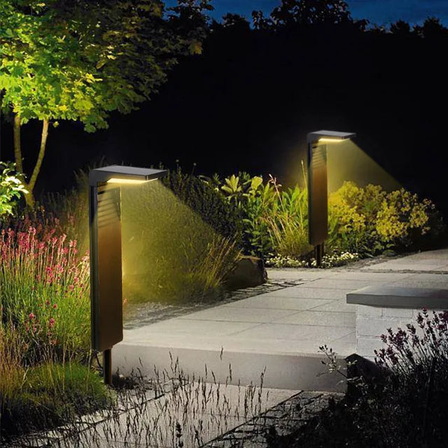 AuroraFlora Outdoor Flower Solar Lights 2 Pack IP65 Waterproof