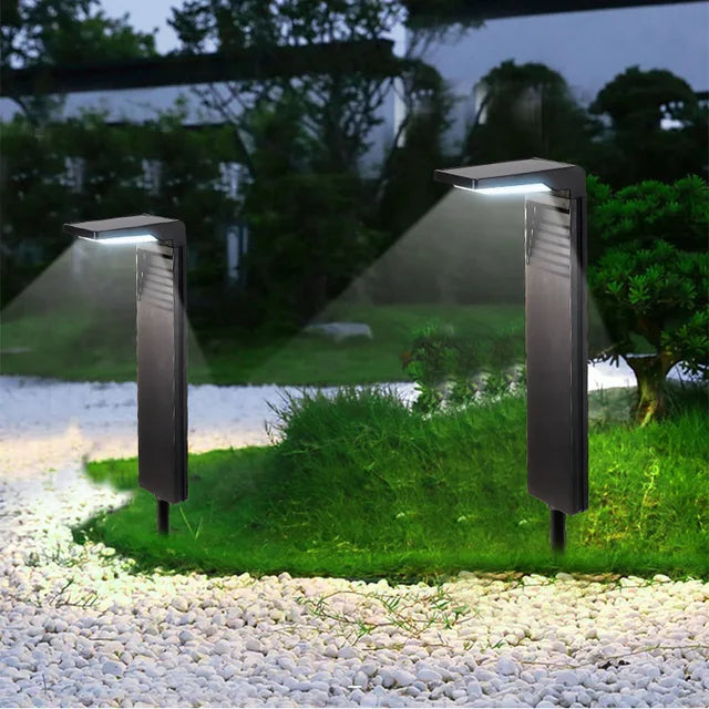 AuroraFlora Outdoor Flower Solar Lights 2 Pack IP65 Waterproof