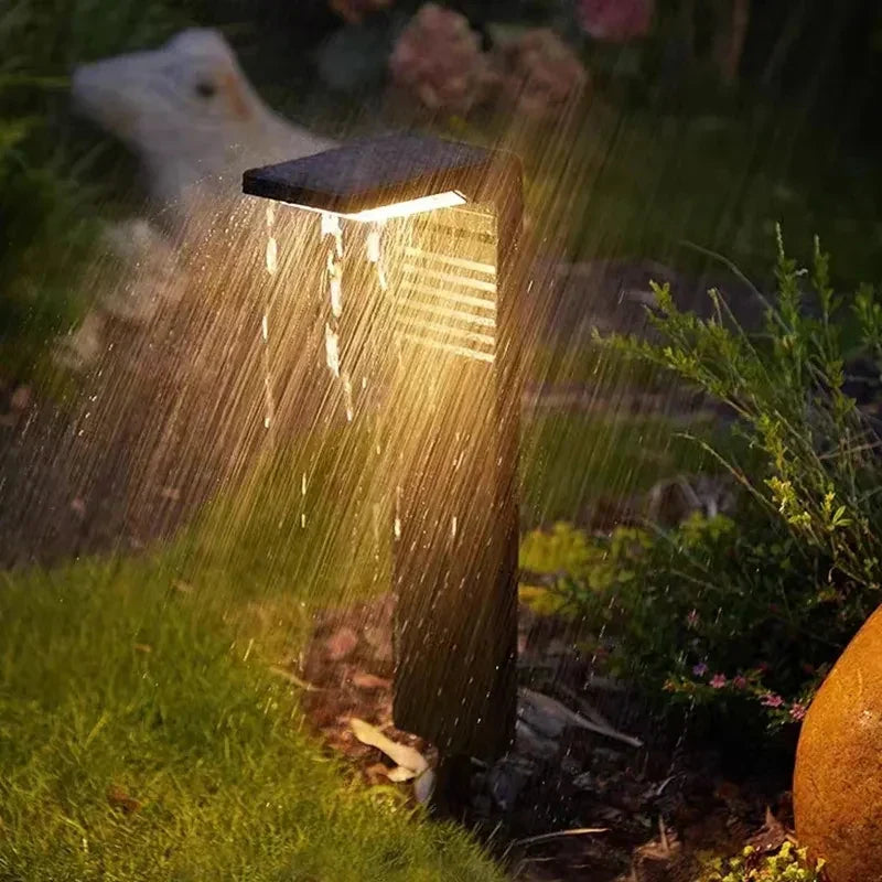 AuroraFlora Outdoor Flower Solar Lights 2 Pack IP65 Waterproof