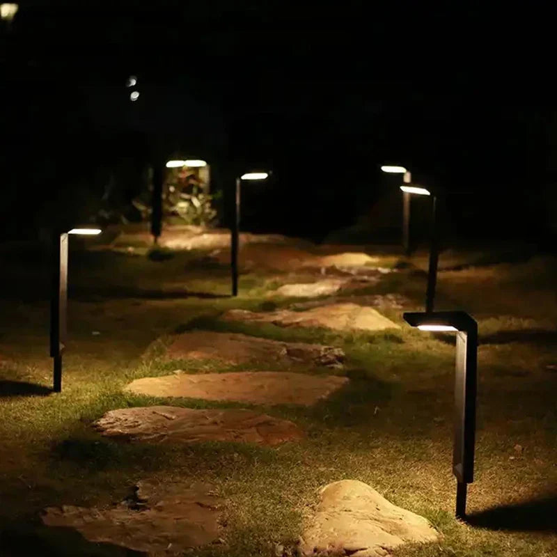 AuroraFlora Outdoor Flower Solar Lights 2 Pack IP65 Waterproof
