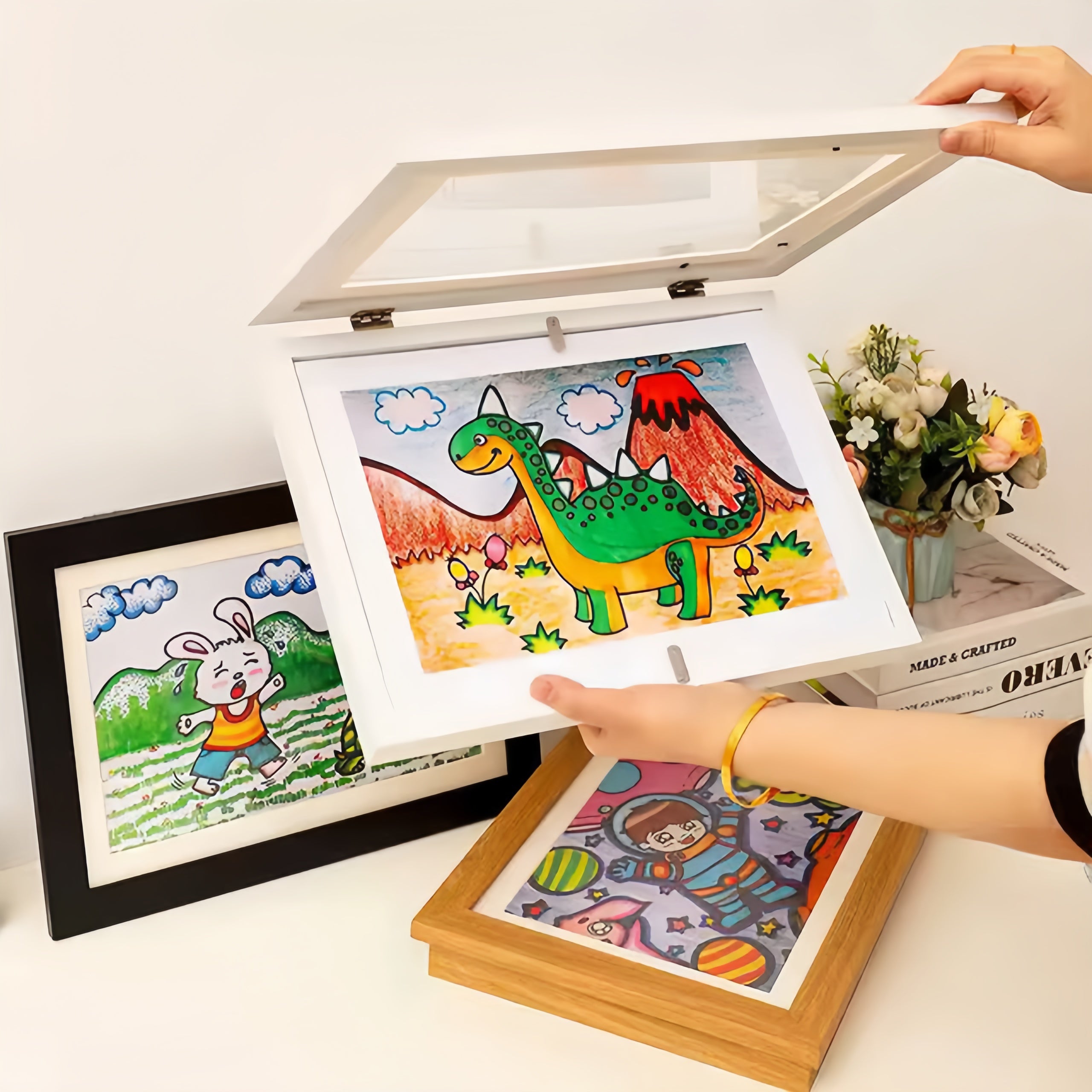 KeepsakeFrame Masterpiece Showcase Kids Artwork Frame