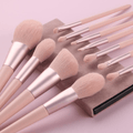 Ensemble de 11 pinceaux de maquillage Lumina Glow pour une finition professionnelle impeccable