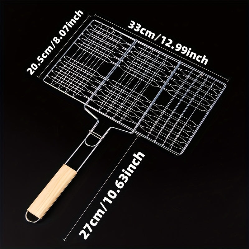 Grilovací koš GrillGrid s velkou kapacitou pro rovnoměrné venkovní grilování