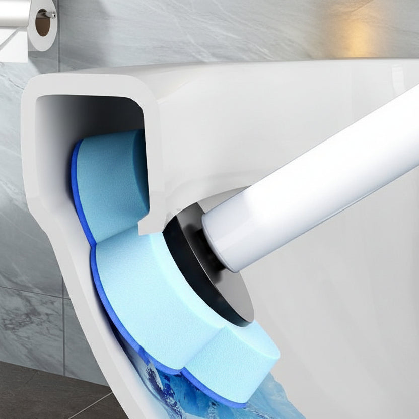 BathGuard Durable Household Toilet Brush And Holder