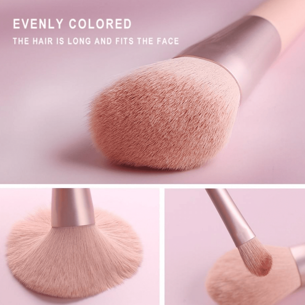 Ensemble de 11 pinceaux de maquillage Lumina Glow pour une finition professionnelle impeccable