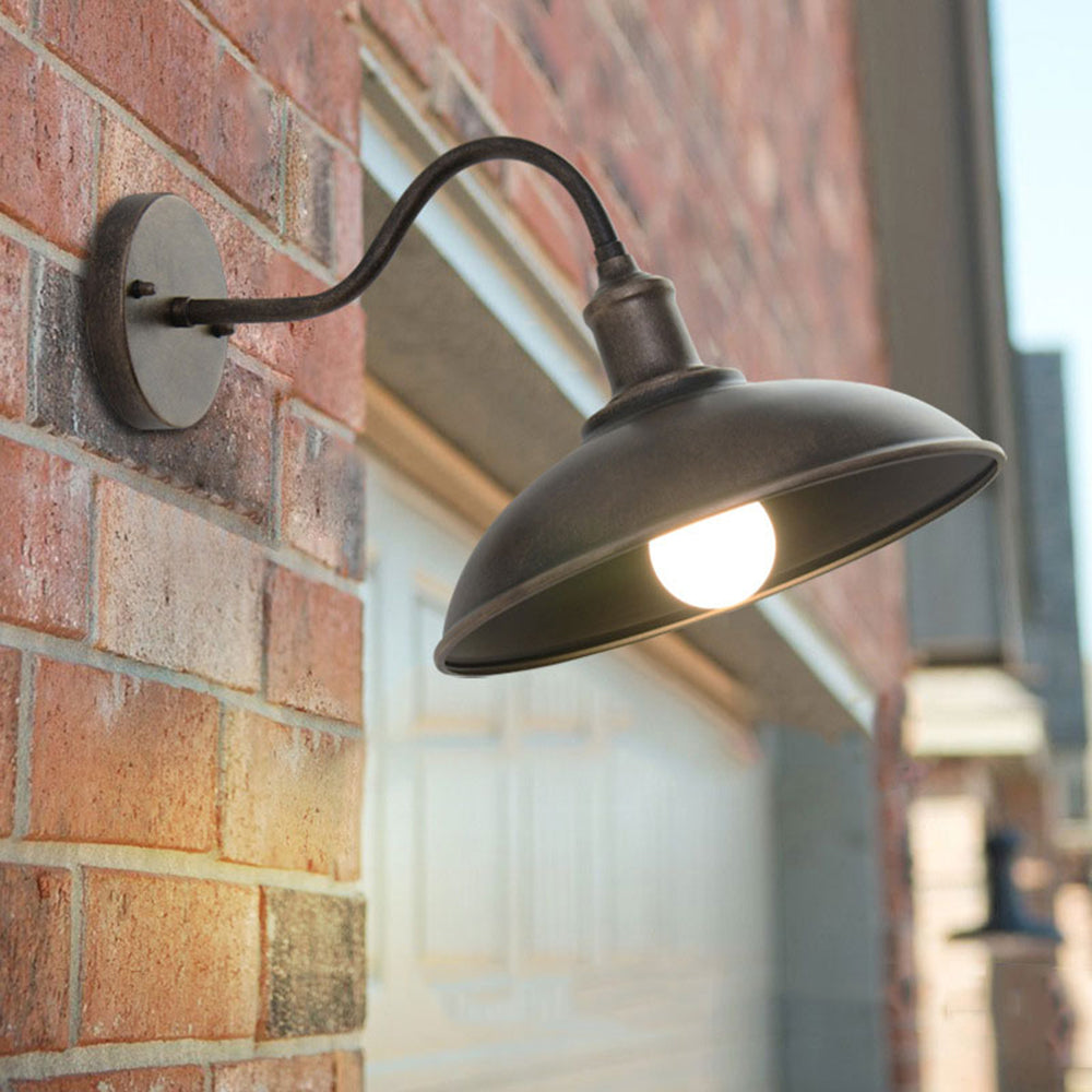 Willowcrest Weatherproof Exterior Wall Light For Warm LED Glow