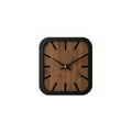 Naturclock Handcrafted Wooden Square Clock Battery Operated Decor