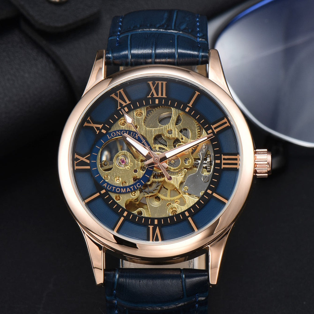 Reloj de acero inoxidable AuroraForge con esfera automática de 40 mm edición