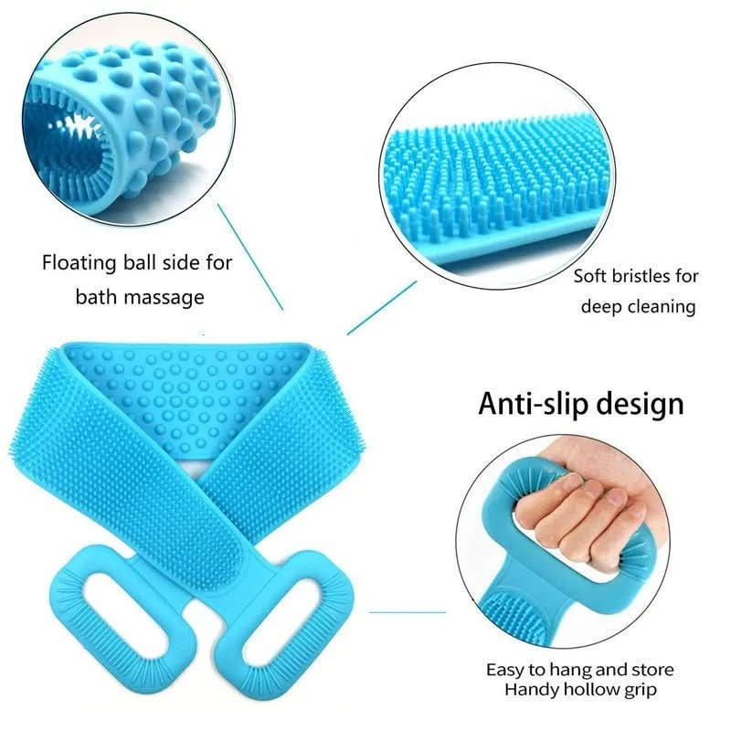 Spazzola Esfoliante per il Corpo in Silicone AuraFlex per una Pelle Radiosa Tutti i Tipi di Pelle