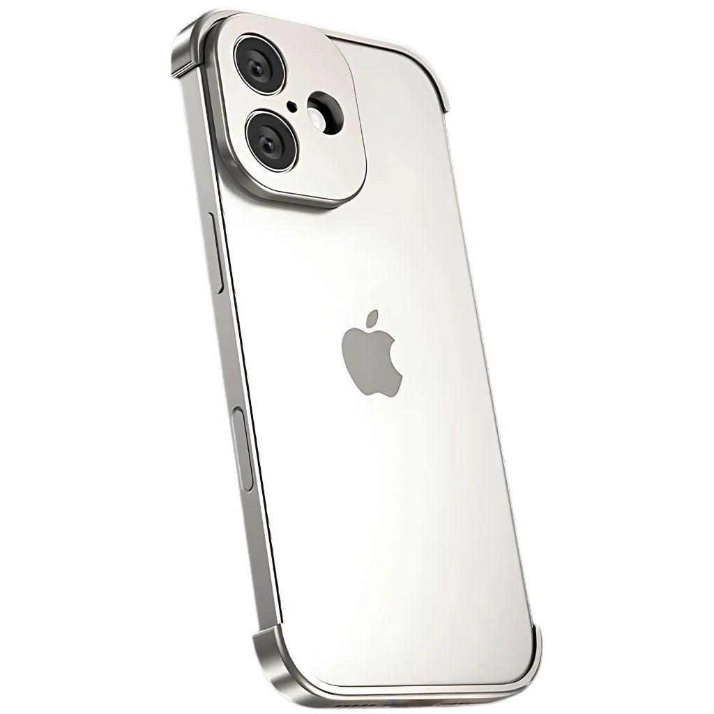 EdgePatrol Air Case For iPhone, Sleek Metal Frame With Reinforced Corners And MagSafe