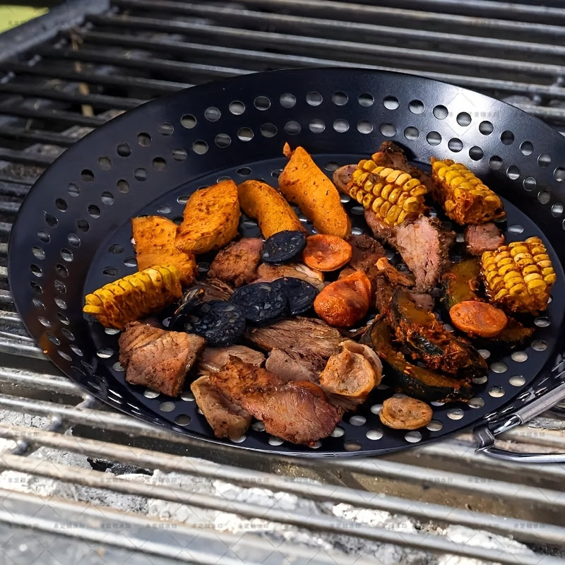 Grillround venkovní litinová pánev pro rovnoměrné grilování
