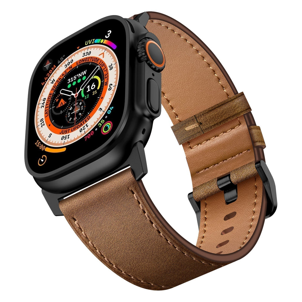 Summit Ridge Crazy Horse kožený řemínek pro Apple Watch, odolný