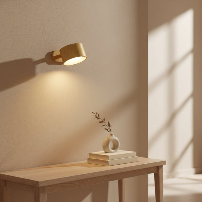 Lumiflex 360-Grad-Wandlampe, kabellos, USB und wiederaufladbar, 3 Helligkeitsstufen