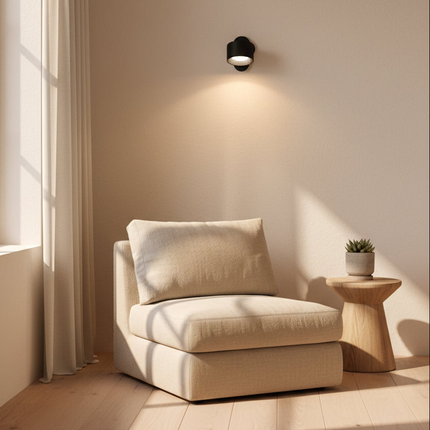 Lumiflex 360-Grad-Wandlampe, kabellos, USB und wiederaufladbar, 3 Helligkeitsstufen