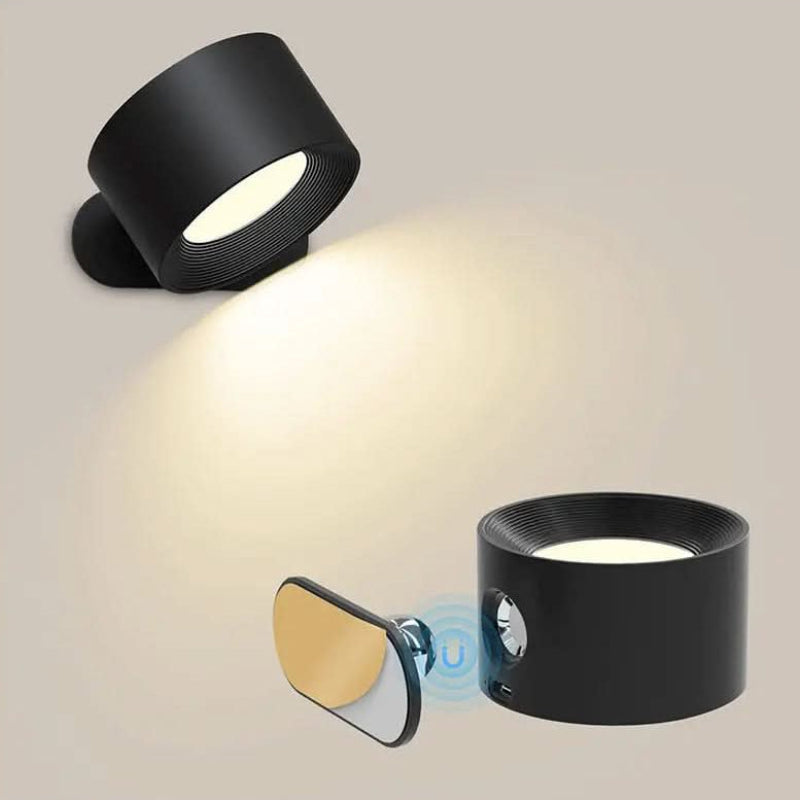 Lumiflex 360-Grad-Wandlampe, kabellos, USB und wiederaufladbar, 3 Helligkeitsstufen