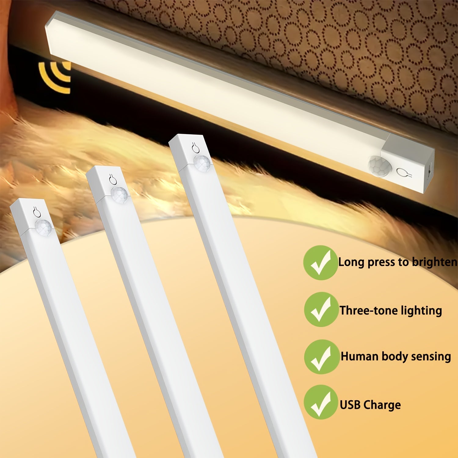 Lumisense älykäs liiketunnistinvalo helppoon yöaikaiseen turvallisuuteen
