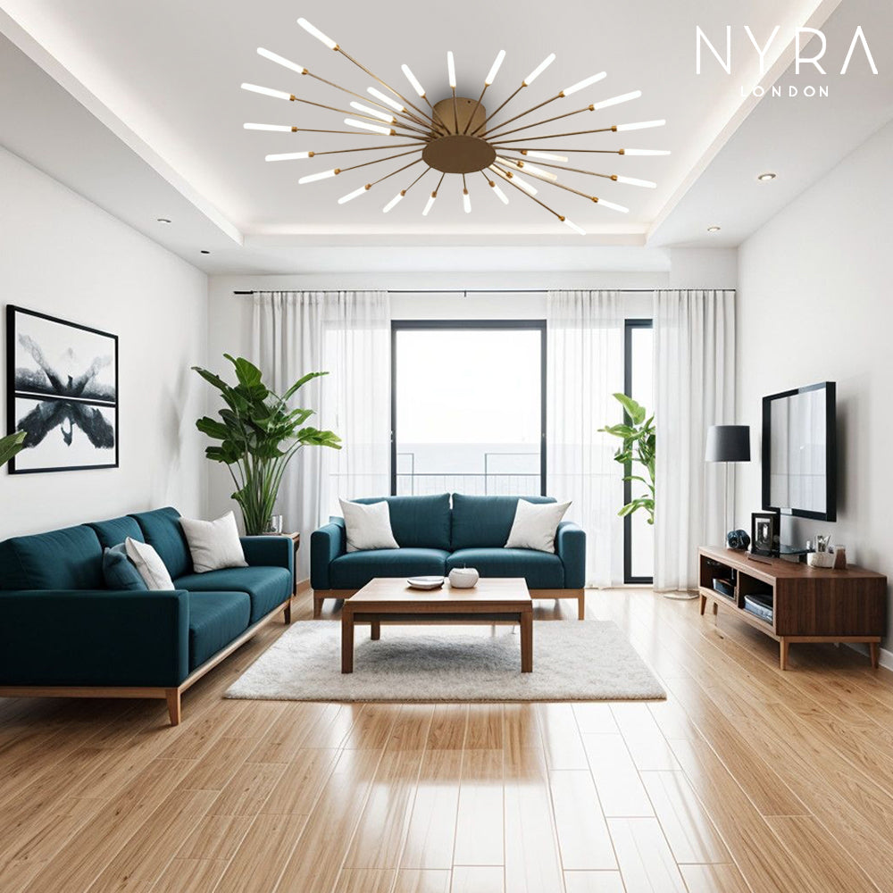 Lampa wisząca LumaSpike w stylu różdżki do nowoczesnych pomieszczeń