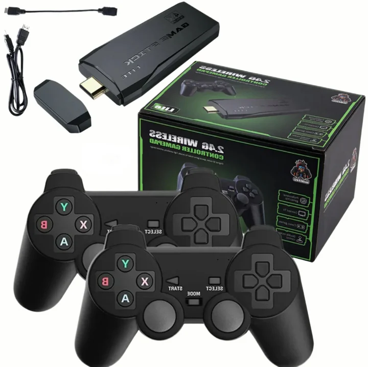 4K TV Stick With 64GB And Twenty Thousand Retro Games And Two Wireless Controllers