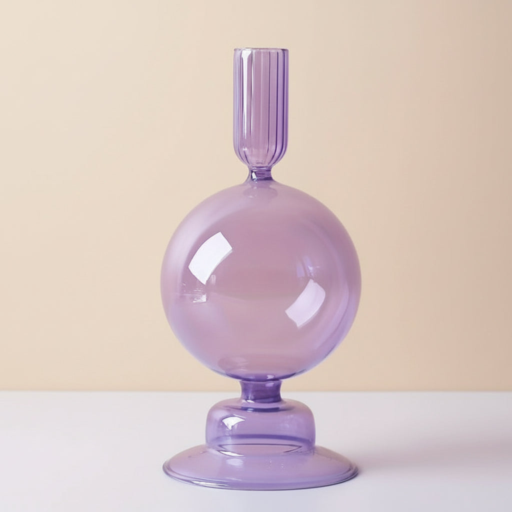 Auravine Glasvase und Kerzenhalter Elegantes Dekorationsstück