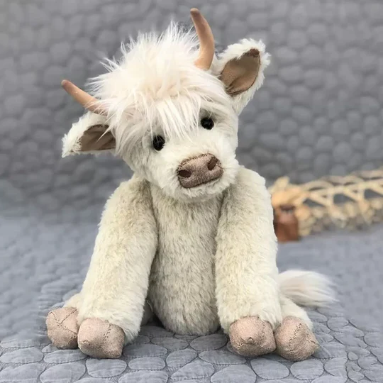 Highland Cattle Plüschtier aus der schottischen Handmade-Kollektion