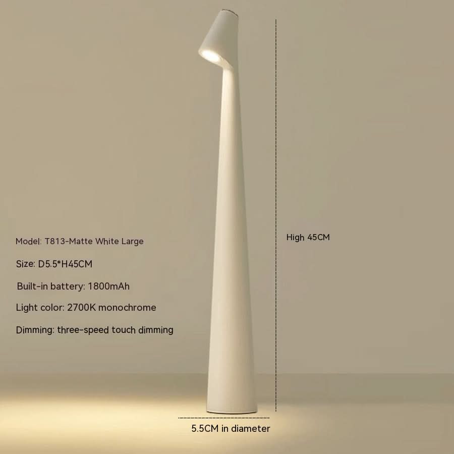 Rechargeable Cordless Table Lamp For Indoors Or Outdoors, Stylish And Practical