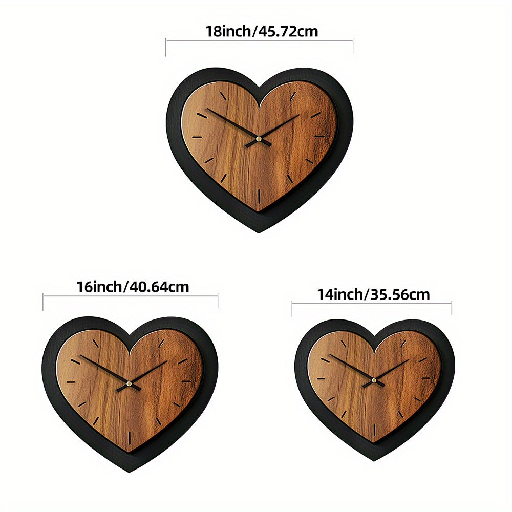 Rustikální dřevěné nástěnné hodiny Timberheart